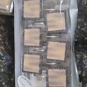 𝅺NIB Hand Painted Reptile Shower Curtain Hooks